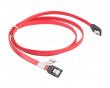 SATA 3 (6GB/S) 1m mit Metallclips - Rot