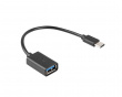 USB-C (Stecker) > USB-A (Buchse) 2.0 15cm Adapter OTG