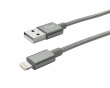 Lightning Kabel MFi Nylon - Lightning > USB (1.5 m) Grau