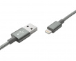 Lightning Kabel MFi Nylon - Lightning > USB (1.5 m) Grau