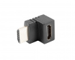 Adapter HDMI-A (Stecker) > HDMI-A (Buchse) 90° oben