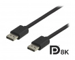 DisplayPort Kabel 8K Schwarz (1.5m)