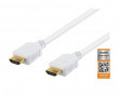 Premium HDMI Kabel, Ethernet, 4K, 2 Meter - Weiß