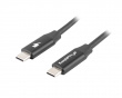 USB-C (Hane) > USB-C (Hane) Kabel Schnelles Laden 4.0 - 0.5 Meter
