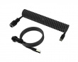 Aviator Coiled Cable USB-C - Schwarz