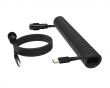 Aviator Coiled Cable USB-C - Schwarz