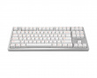 119 key PBT Dye Sublimated OEM Keycaps - White/Orange - ANSI