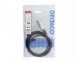 XLR > 3,5 mm adapter, 1,5 m, 3-pin XLR, Cisco pinout - Schwarz