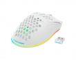 WM80 Kabellos RGB Gaming-Maus Ultralätt - Weiß