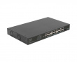 Netzwerkswitches 24-ports 100MB POE+/2X COMBO RACK 19” (1000 Mbps, Max 360W)