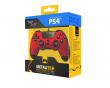 MetalTech Wired Controller PS4/PC - Rot