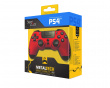 MetalTech Wireless Controller PS4/PC - Rot