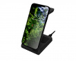 3-in-1 Wireless Charger, 15W, USB-C, Qi - Schwarz