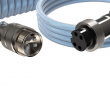 Aviator Coiled Cable USB-C - Hellblau