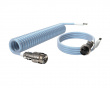 Aviator Coiled Cable USB-C - Hellblau