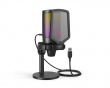 AMPLIGAME A6 USB Gaming Mikrofon RGB (PC/PS4/PS5) - Schwarz