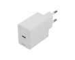 USB-C PD Wall Charger 20 W incl USB-C Cable - Weiß Ladegerät