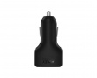 Car Charger CC-S3, 2xUSB-A, 24 W - Schwarz Autoladegerät 