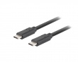 USB-C Kabel 3.1 Gen 2 (10GB/s) PD100W Schwarz - 1m