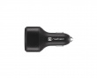 Coney Autoladegerät - 2x USB-A 1x USB-C 84W PD 3.0 - Schwarz