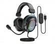 H6 USB 7.1 Gaming-Headset RGB - Schwarz