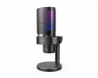 AMPLIGAME A9 USB Gaming Mikrofon RGB - Schwarz