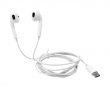 In-Ear Kopfhörer, 3 Buttons, USB-C - Weiß