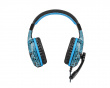 Hellcat Stereo Gaming-Headset Blau-LED - Schwarz/Blau