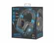 Raptor Stereo Gaming-Headset RGB - Schwarz/Blau
