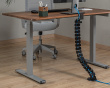 Flexible Desk Cable Management Spine - Schwarz Flexible Kabelführung