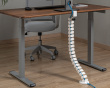 Flexible Desk Cable Management Spine - Weiß Flexible Kabelführung