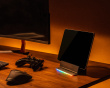 Universal Device Organizer with RGB Desk - Schreibutensilienfach, Grau
