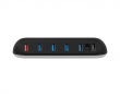 HUB DECK 5, RGB 5-Port USB Hub, 12V - Schwarz