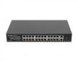 Netzwerkswitches 24-port, 1GB POE+/2X GB 2X SFP RACK 19” Gigabit Ethernet 250W