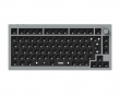Q1 Pro QMK 75% ISO Barebone Hotswap Kabellos Tastatur - Silver Grey