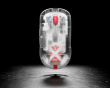X2 Wireless Gaming-Maus - Super Clear