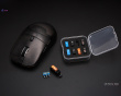 Shinryu Pro Wireless Gaming-Maus - Hotswappable Switch - Schwarz/Transparent