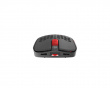 HSK Pro 4K Wireless Mouse - Fingertip Kabellose Gaming-Maus - Grau/Rot