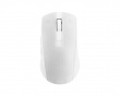 WM89 Kabellose Halbtransparente RGB Gaming Maus - Weiß