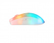 WM89 Kabellose Halbtransparente RGB Gaming Maus - Weiß