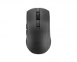 DM320 Kabellose Halbtransparente RGB Gaming Maus - Schwarz