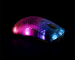 DM320 Kabellose Halbtransparente RGB Gaming Maus - Schwarz