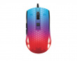 DM310 Halbtransparente RGB Gaming-Maus - Schwarz