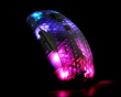DM310 Halbtransparente RGB Gaming-Maus - Schwarz