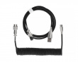 Coiled Cable USB-C - Schwarz