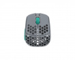 HSK Pro 4K Wireless Mouse - Fingertip Kabellose Gaming-Maus - Grau/Grün