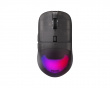 Incott HPC02MPro 2K Hot Swap Gaming Maus - Transparentes Schwarz