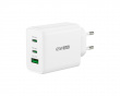 Wall Charger GaN, 65 W, 2x USB-C, 1x USB-A, 3-Port Charger - Ladegerät