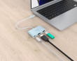 USB-C zu HDMI 4K und USB Typ-A mit 90 W Power Delivery - Blau