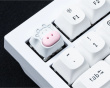 Cute Cow Silicone Aluminum Alloy Artisan Keycap - Weiß Cute Cow Silicone Aluminum Alloy Artisan Keycap - Weiß